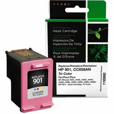 Clover Imaging Remanufactured Tri-Color Ink Cartridge for HP 901 (CC656AN)