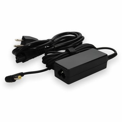 AddOn Acer LC.ADT0A.023 Compatible 40W 19V at 2.15A Black 5.5 mm x 1.7 mm Laptop Power Adapter and Cable