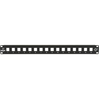 Black Box Multimedia Patch Panel - 1U, 16-Port