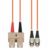 AddOn 6m SC to FC Orange OM1 Duplex OFNR (Riser-Rated) TAA MMF Fiber Patch Cable
