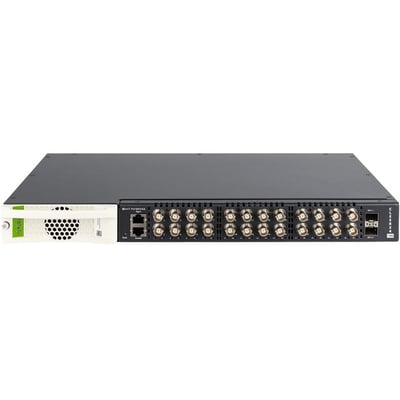 CLEER24 10G: 24 PORT EOC LONG REACH POE+ (50 WATTS) MANAGED SWITCH WITH 110 VDC