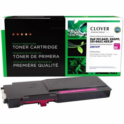 Clover Imaging Remanufactured High Yield Magenta Toner Cartridge for Dell C3760