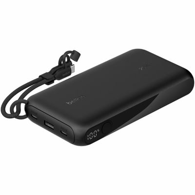 BOOSTCHARGE POWER BANK 20K W/ DISPLAY BLK
