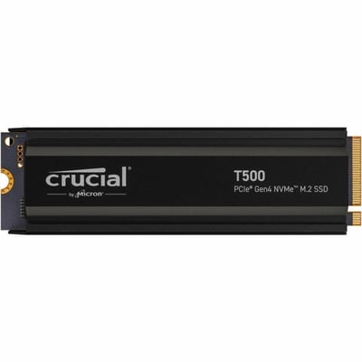 CRUCIAL 1TB T500 PCIE 4.0 X4 M.2 INTERNAL SSD WITH HEATSINK