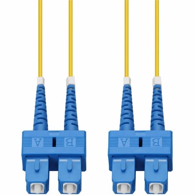AddOn 10m SC (Male) to SC (Male) Yellow OS2 Duplex Fiber OFNR (Riser-Rated) Patch Cable