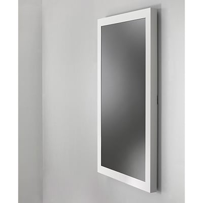 Chief Impact On-Wall Kiosk with Protective Glass - Portrait 46 Inch White