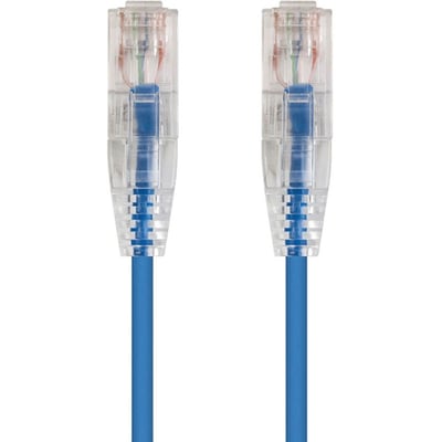 SLIMRUN  CAT6 UTP CABLE-20FT BLUE