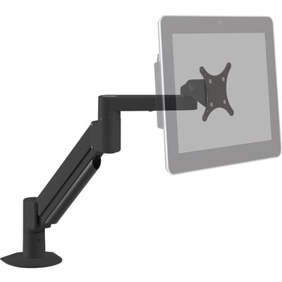 7000 ARTICULATING MONITOR ARM W/ FLEXMOUNT MONITOR MOUNT, BLACK, HOLDS 10-22 LBS