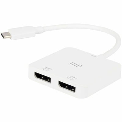 SUPPORTS TWO 4K@60HZ DISPLAYPORT DISPLAYS, THUNDERBOLT 3, AND DP ALT MODE