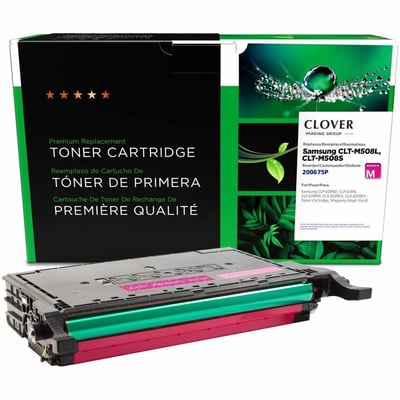 Clover Imaging Remanufactured High Yield Magenta Toner Cartridge for Samsung CLT-M508L/CLT-M508S