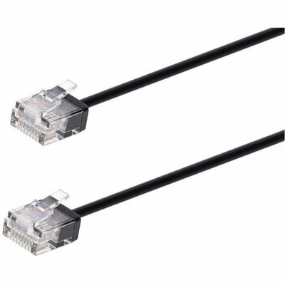MONOPRICE CAT6 50FT BLACK PATCH CABLE_ UTP_ 32AWG_ 550MHZ_ PURE BARE COPPER_ SNA