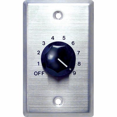 50W SPEAKER LINE ATTENUATOR, FIT IN A STANDARD SINGLE GANG, HIGH CUBE JUNCTION B