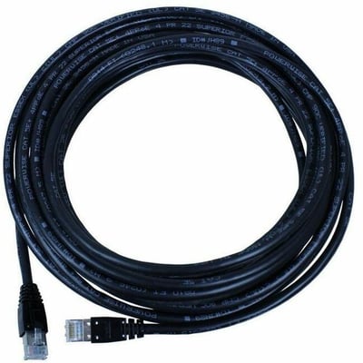 Ortronics PowerWise Cat5E solid cord Riser PVC, double ended 20ft, purple