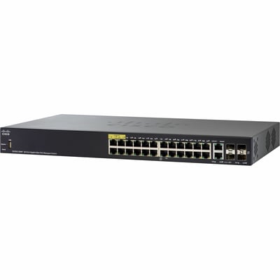 CISCO SG350-28MP28-PORTGIGABITPOEMANAGEDSWITCHREMANUFACTURED
