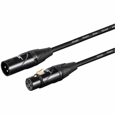 STAGE RIGHT BY MONOPRICE STARQUAD XLR MICROPHONE CABLE_ OPTIMIZED FOR ANALOG AUD