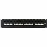 48PORT 2RMU CAT5E PATCH PANEL, 110 TYPE