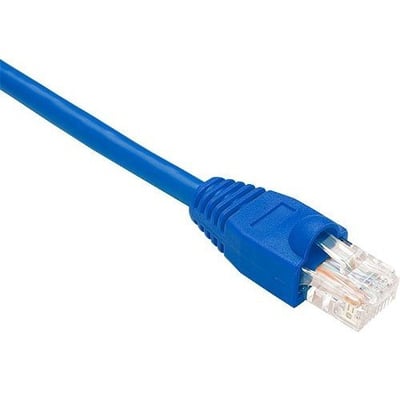 UNC CAT6 PATCH CABLE, 04 FT BLUE WITH BOOTED. HIGH-PERFORMANCE CAT6 ETHERNET CAB
