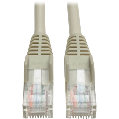 Eaton Tripp Lite Series Cat5e 350 MHz Snagless Molded (UTP) Ethernet Cable (RJ45 M/M), PoE - Gray, 150 ft. (45.72 m)