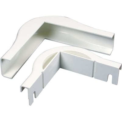 Wiremold 2818fo Radiused External Elbow, Fog White