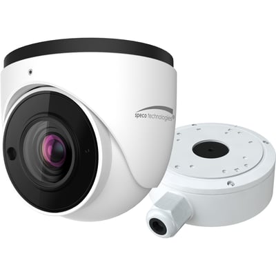 Speco H8T7M 8 Megapixel 4K Surveillance Camera - Color - Turret - White