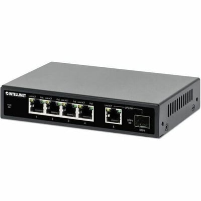 5-PORT GIGABIT ETHERNET POE+ SWITCH WITH SFP PORT