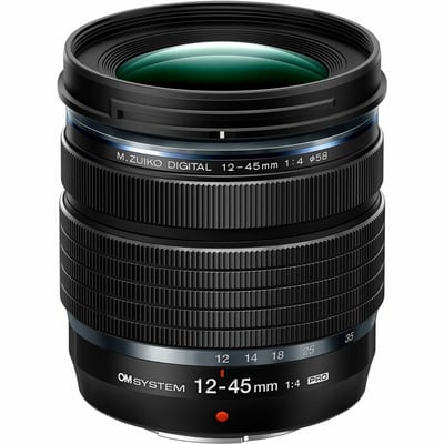 Om System V335160BW000 - 12 mm to 45 mmf/4 - Zoom Lens for Micro Four Thirds