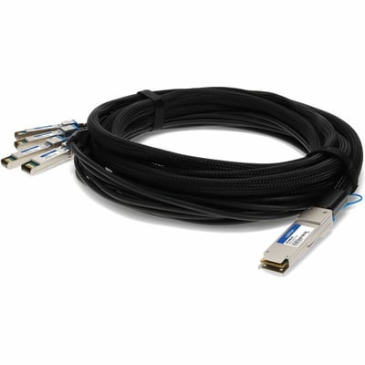 AddOn Dell 470-AAXG Compatible TAA Compliant 40GBase-CU QSFP+ to 4xSFP+ Direct Attach Cable (Passive Twinax, 3m)