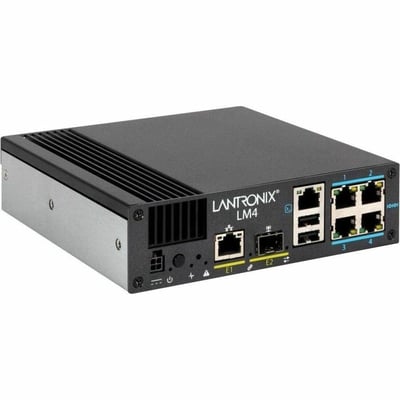 LANTRONIX LM4 CONSOLE SERVER 4-PORT 4 SERIAL PORTS 2 ETHERNET