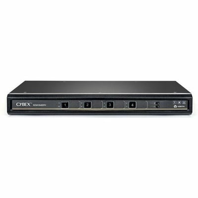 Vertiv Avocent Cybex Secure MultiViewer KVM Switch, 16 Port, Cursor Navigation Switching, NIAP Version 4.0 Certified, TAA Compliant (SCMV2160DPH-400)