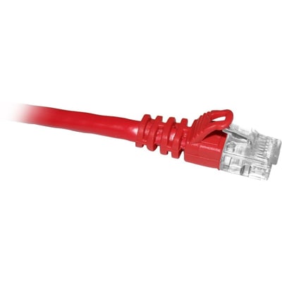 ENET Cat6 Red 6 Foot Patch Cable with Snagless Molded Boot (UTP) High-Quality Network Patch Cable RJ45 to RJ45 - 6Ft