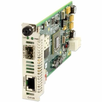 Transition Networks 10GBase-T Copper to Fiber Media Converter