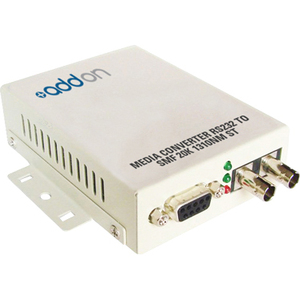 AddOn Serial RS232 to Fiber MMF 1310nm 2km SC Serial Media Converter