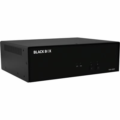 Black Box Secure KVM Switch, NIAP 4.0 Certified - 2-Port, Single-Monitor, DisplayPort