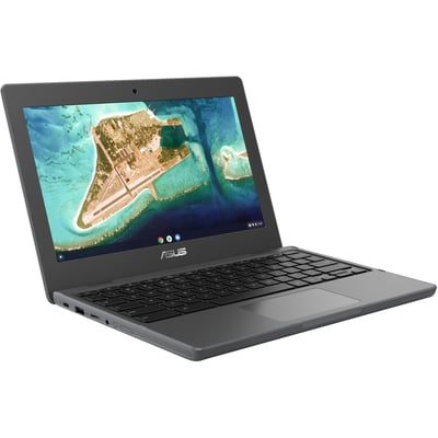 Asus Chromebook Flip CR1 CR1100FKA-YZ144T 11.6" Touchscreen Rugged Convertible 2 in 1 Chromebook - HD - Intel Celeron N5100 - 4 GB - 64 GB Flash Memory - Dark Gray
