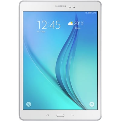 Samsung Galaxy Tab A SM-T550 Tablet - 9.7" XGA - Qualcomm Snapdragon 410 APQ8016 - 1.50 GB - 16 GB Storage - Android 5.0 Lollipop - White
