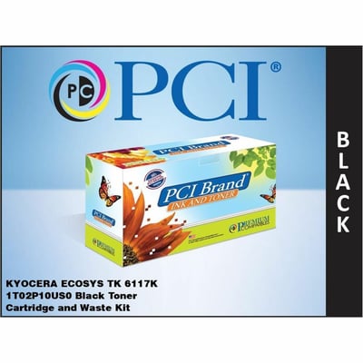 PCI BRAND COMPATIBLE KYOCERA-MITA TK-6117 1T02P10US0 BLACK TONER CARTRIDGE WITH