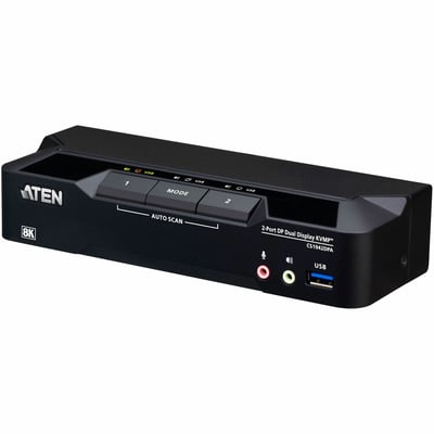 2-PORT USB3.0 8K DUAL-VIEW DISPLAYPORT KVMP SWITCH