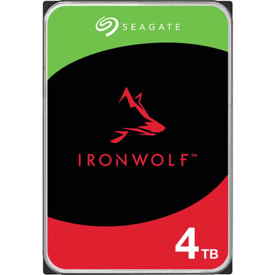 Seagate IronWolf ST4000VN006 4 TB Hard Drive - 3.5" Internal - SATA (SATA/600) - Conventional Magnetic Recording (CMR) Method