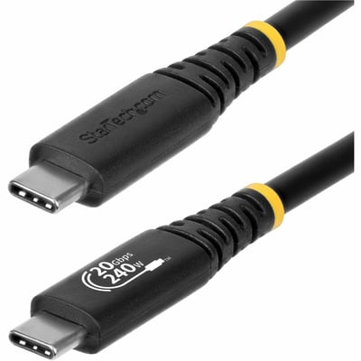 6FT USB4 CABLE BLACK USB-IF CERTIFIED 4K120/DP2.1/240W/20GBPS