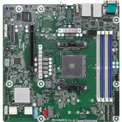SUPPORT AMD RYZEN 5000 SERIES DESKTOP PROCESSORS SUPPORT 4 X DIMM SLOTS (2DPC)