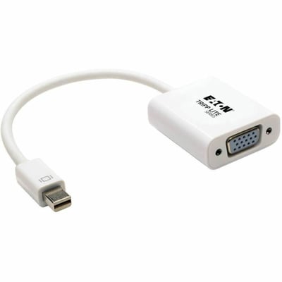 Tripp Lite by Eaton Keyspan Mini DisplayPort to Active VGA Adapter Video Converter DP1.2 (M/F) White 6-in. (15.24 cm)