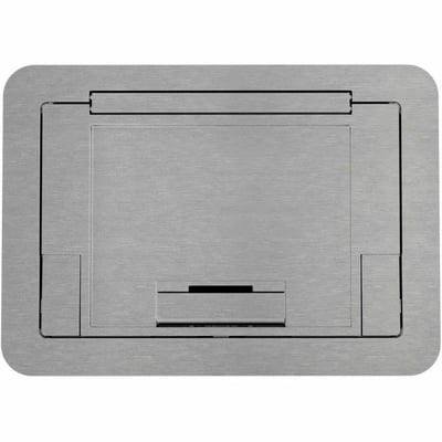 Wiremold Evolution Series EFB45 Floor Box Flush Style Cover with Carpet Insert