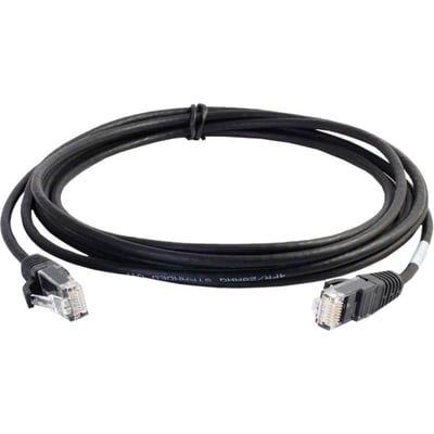 6FT CAT6 BLACK UTP 28AWG SLIM PATCH CABLE