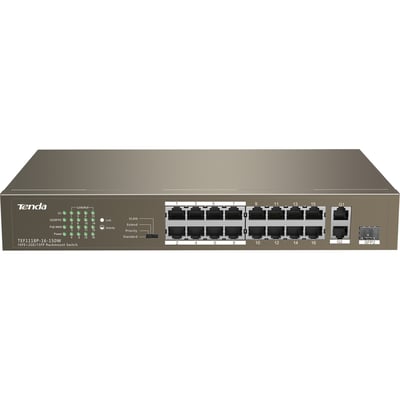 16FE+2GE/1SFP SWITCH 16PORT POE .