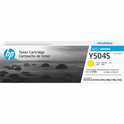 HP CLT-Y504S (SU506A) Laser Toner Cartridge - Yellow - 1 Each
