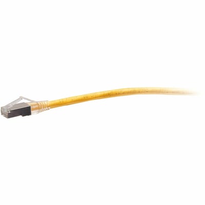 QS 10FT/3M YLW BOOTED C6A STP CM TAA