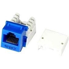 CAT5E KEYSTONE JACK 110 TYPE BLUE