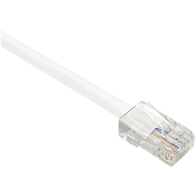 100FT CAT5E NON-BOOTED UNSHIELDED (UTP) ETHERNET NETWORK PATCH CABLE WHITE, 100