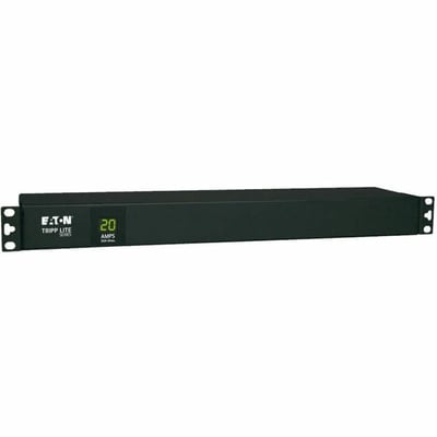 Tripp Lite by Eaton PDU 2.4kW Single-Phase Local Metered PDU 120V (12 5-15/20R) L5-20P / 5-20P 120V Input 15 ft. (4.57 m) Cord 1U Rack-Mount