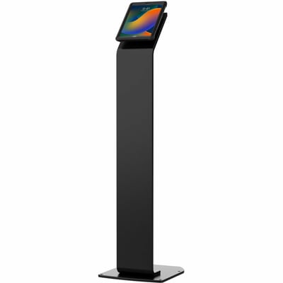 CTA Digital Premium Floor Stand with Removeable Magnetic Protective Case for 10.2" iPads (Black)